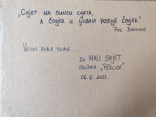 Novosti: Posjet Dječjeg vrtića Mali svijet-skupina „Pčelice“ Novosti: Posjet Dječjeg vrtića Mali svijet-skupina „Pčelice“